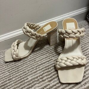 Dolce Vita White Heels